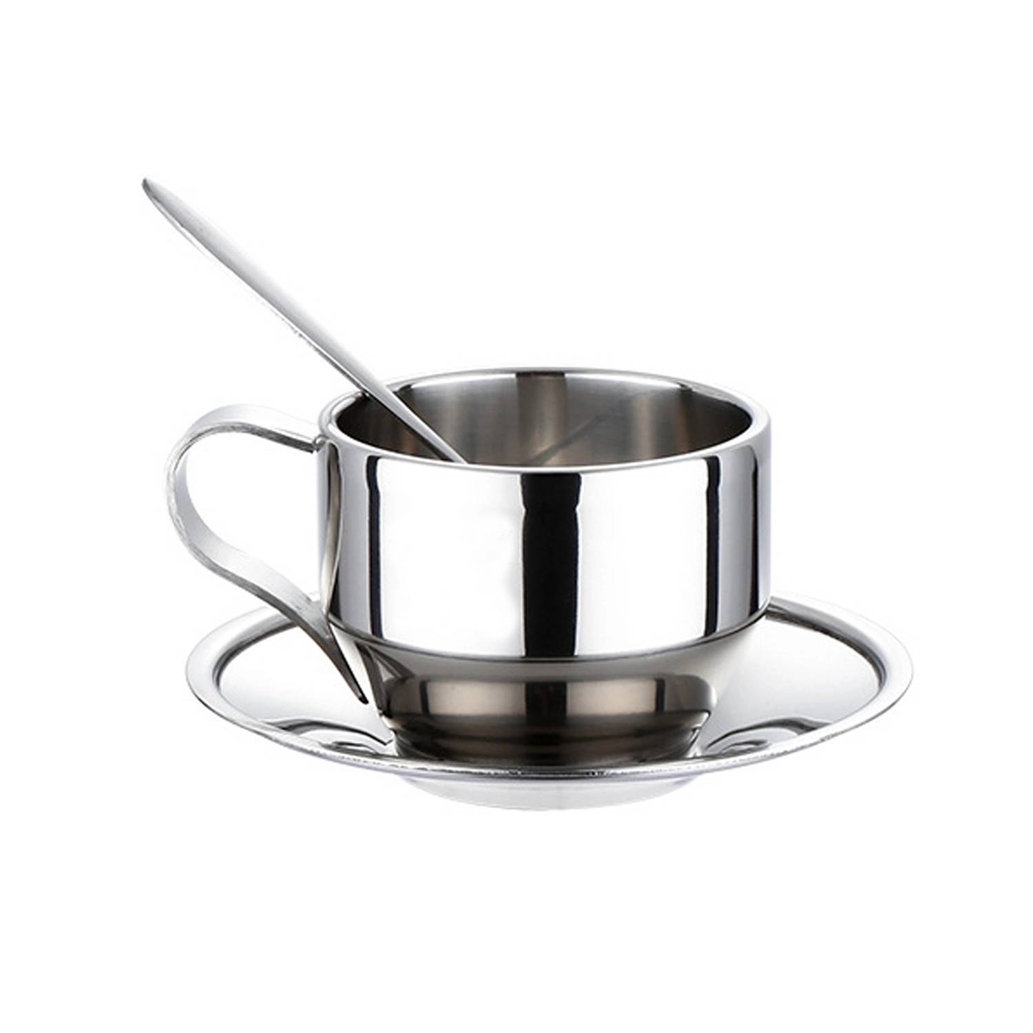 Stainless Steel Coffee Mug Set 5