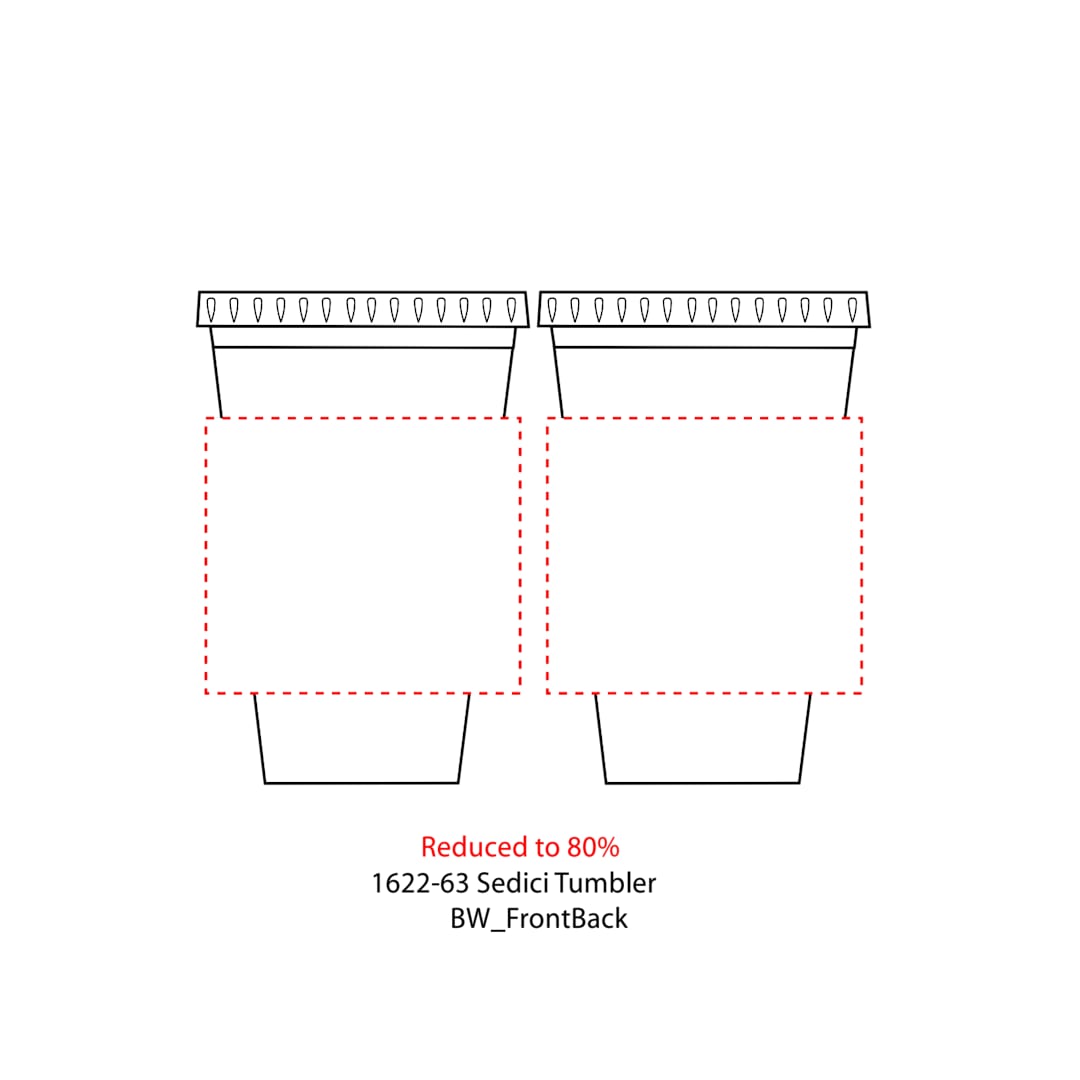 Sedici Tumbler 16oz 108