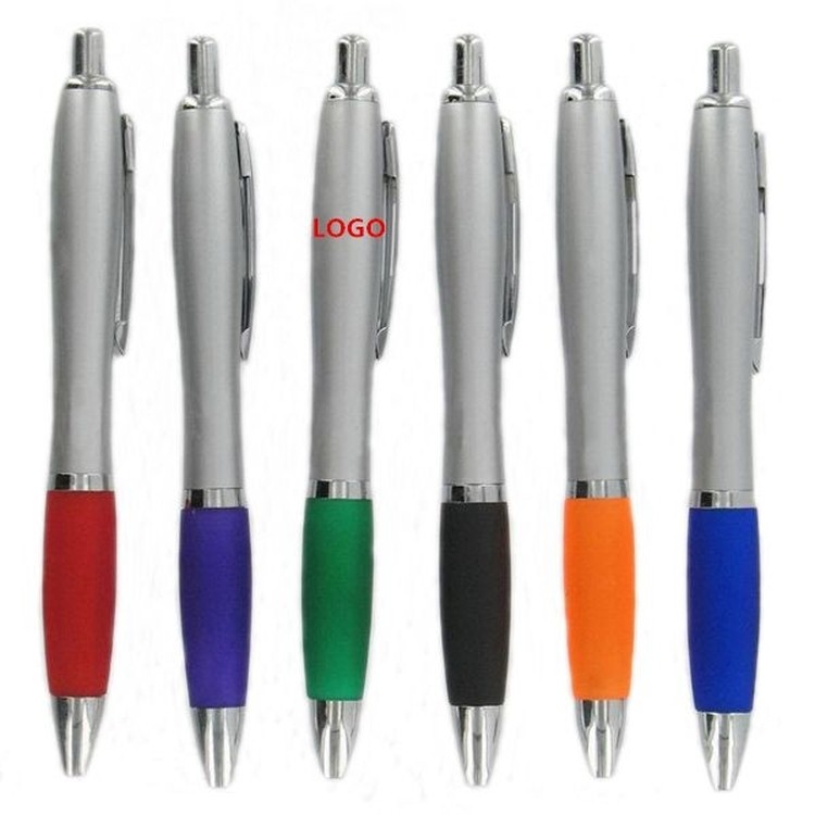 Silver Super Glide Ballpoint Pen 1