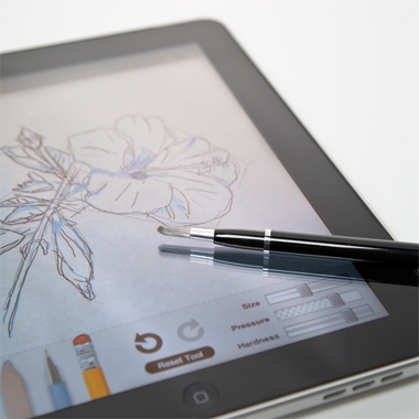 Retractable Multifunctional Stylus Brush and Soft Tip 5