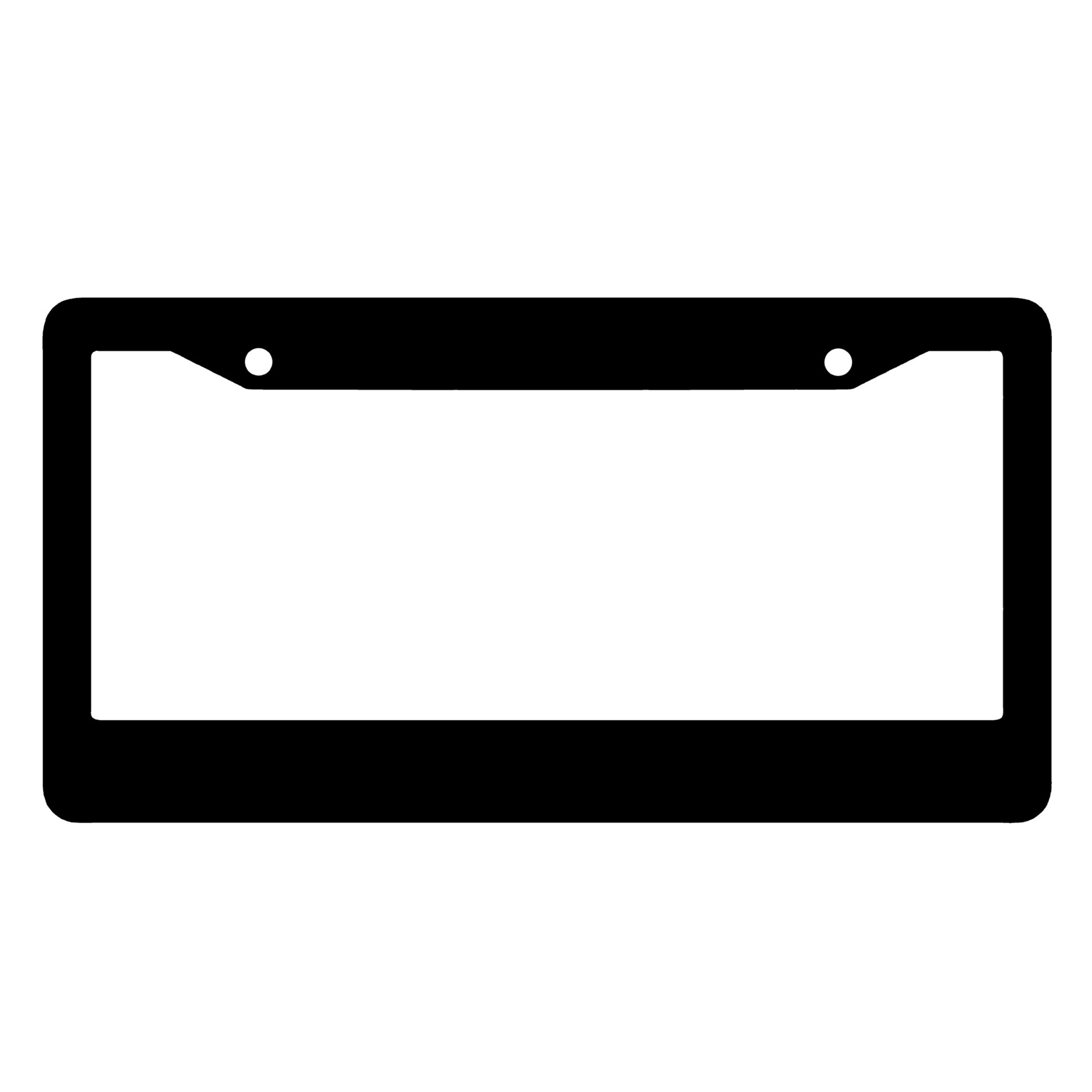 MOQ100 Aluminum Alloy License Plate Frame 3