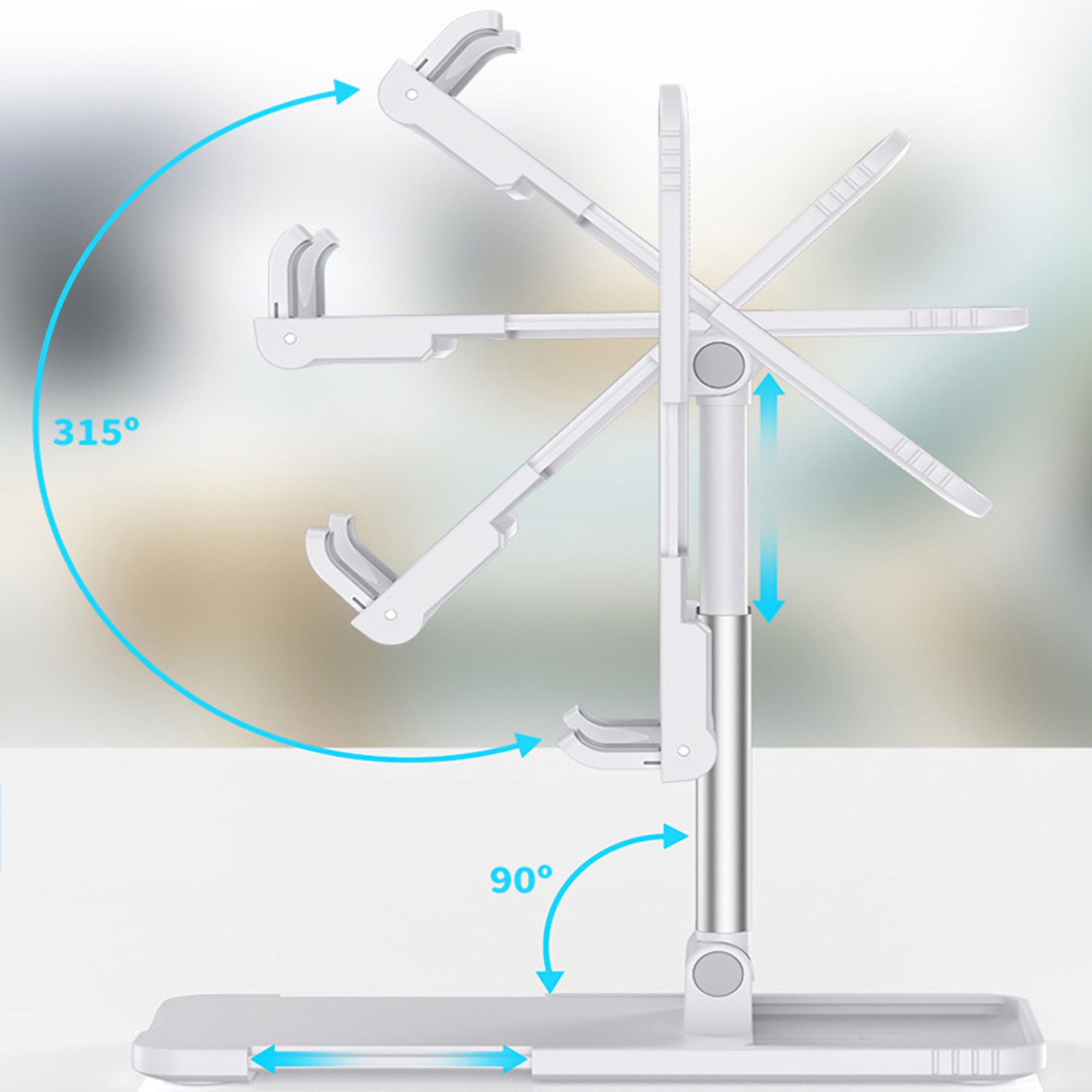 Adjustable Foldable Phone & Tablet Stand 3
