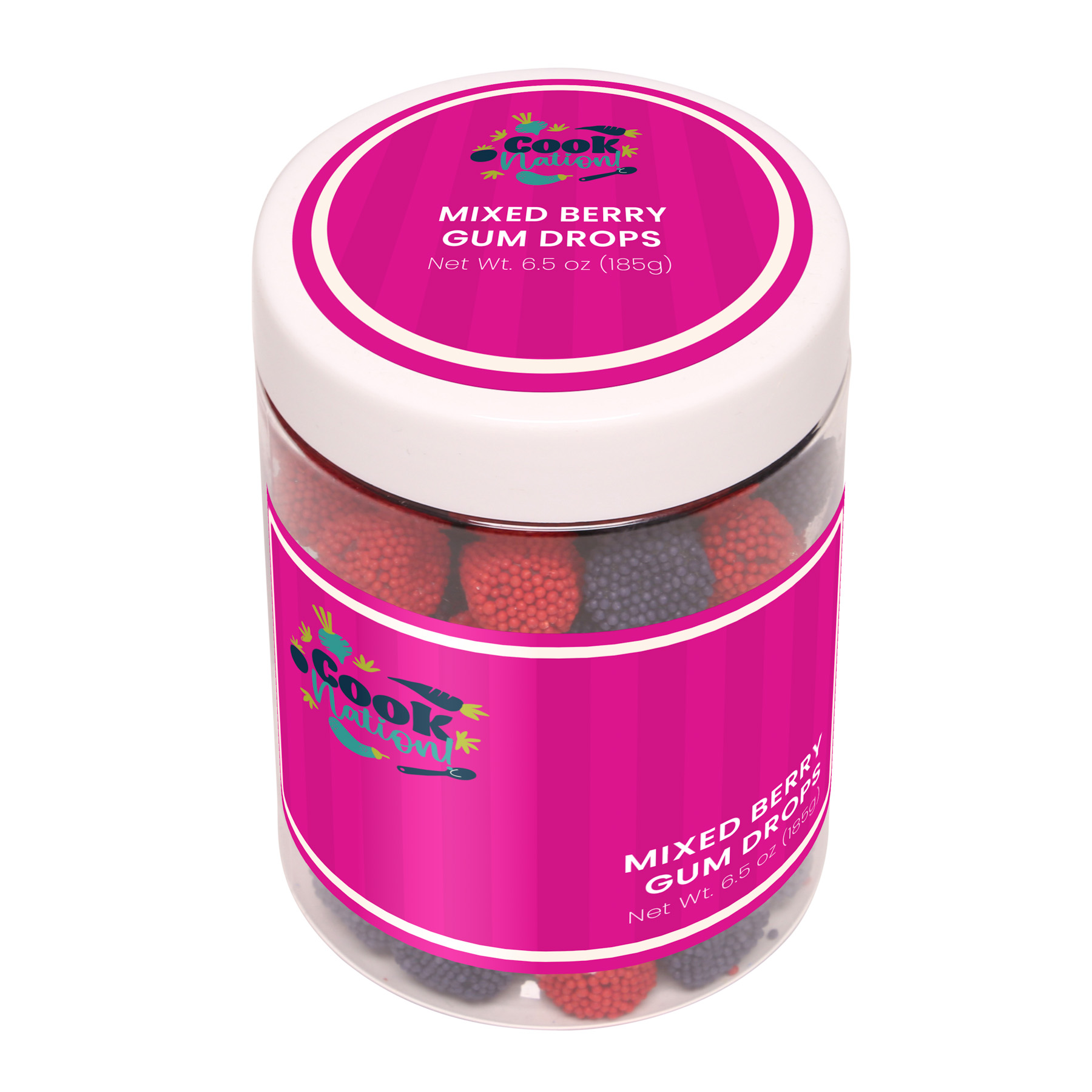 Mixed Berry Gum Drops: Large Jar 3