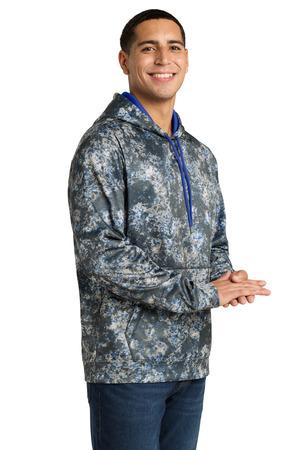 Sport-Tek Sport-Wick Mineral Freeze Fleece Hooded Pullover. ST230 8