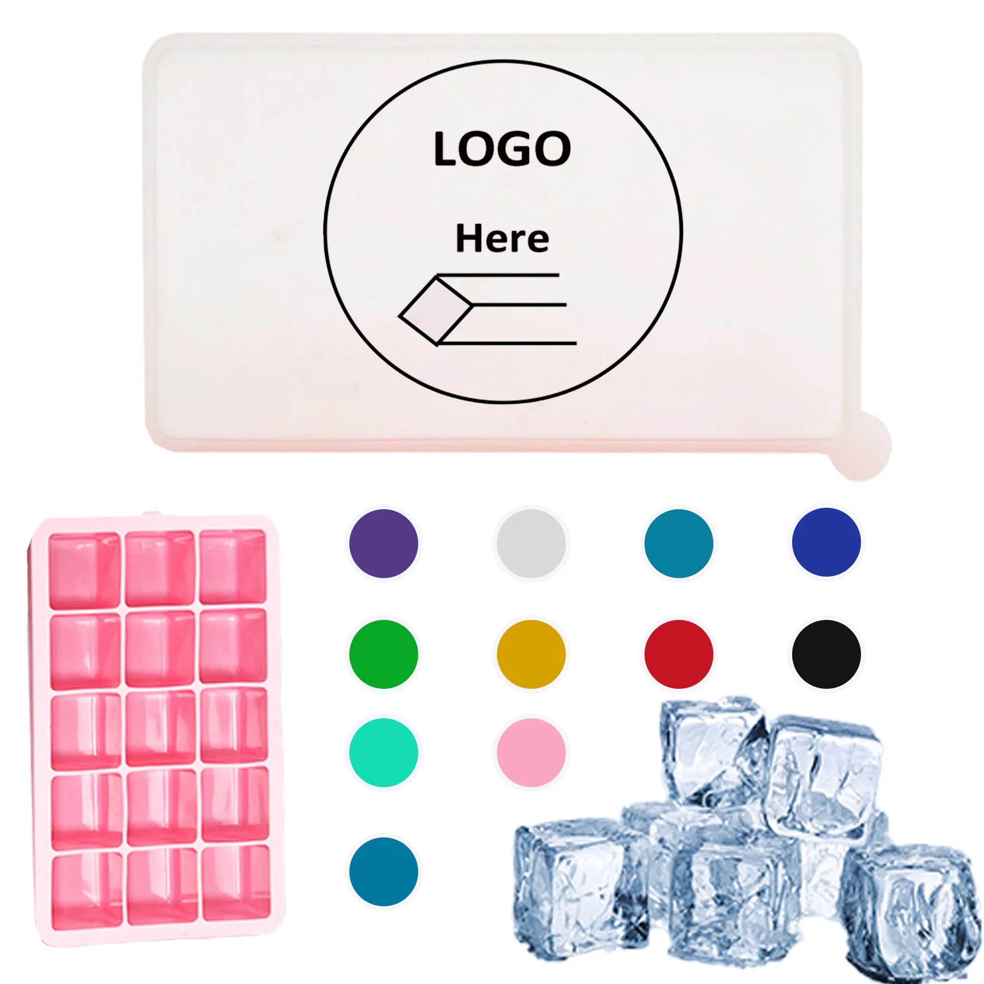 Silicone Ice Making Grid Tray Mold 4
