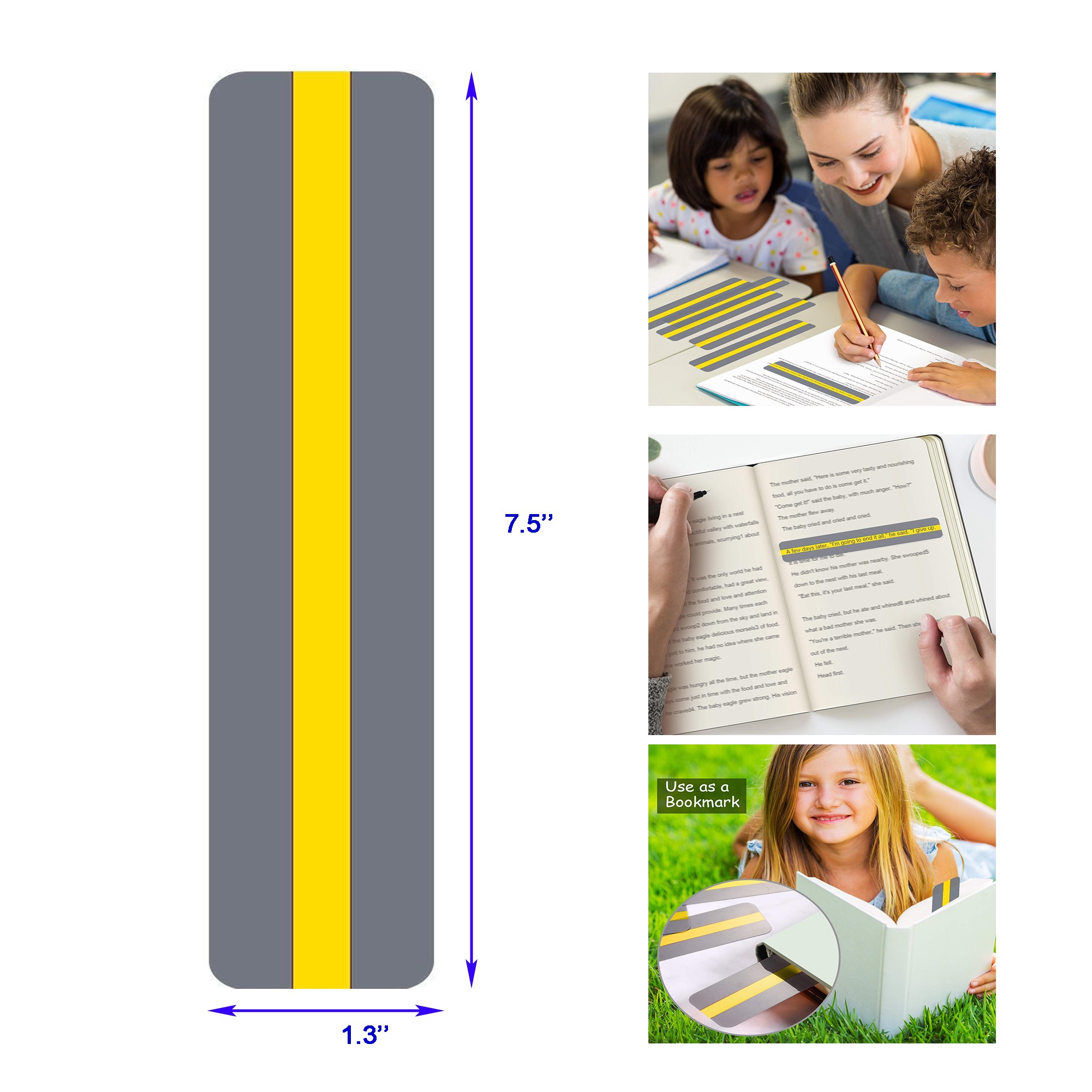 Highlight Bookmarks Reading Strips Help 2