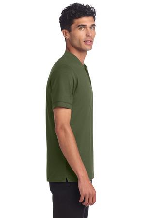 Mercer+Mettle Stretch Pique Henley MM1008 1