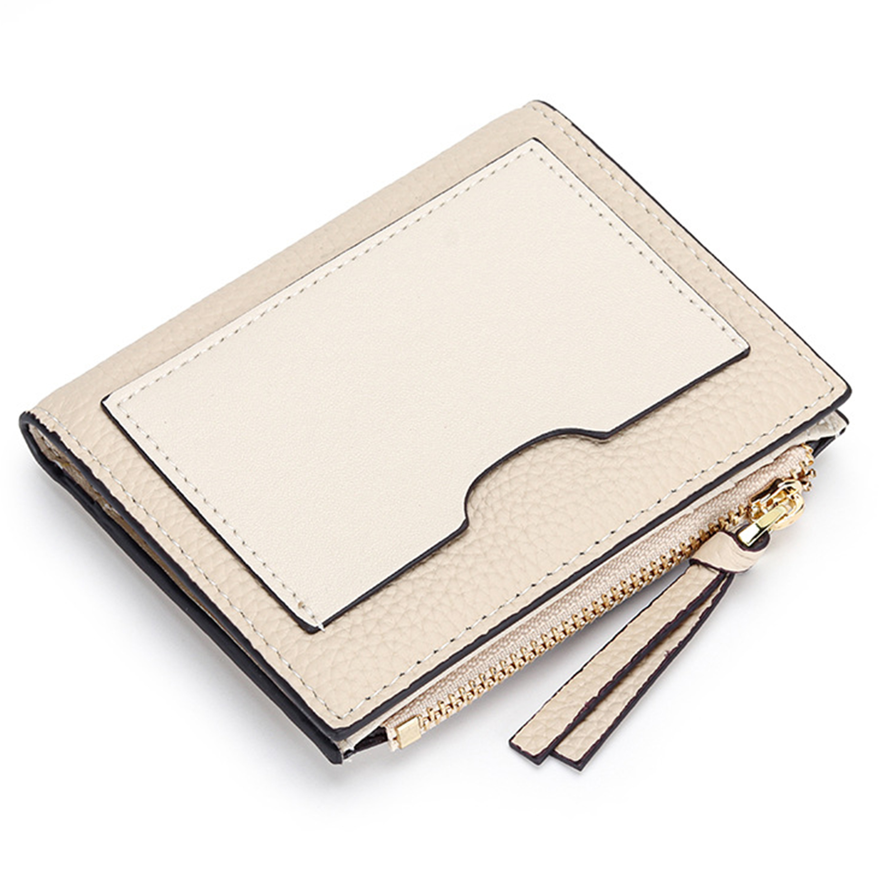 Genuine Leather Stylish zippered coin purse 6