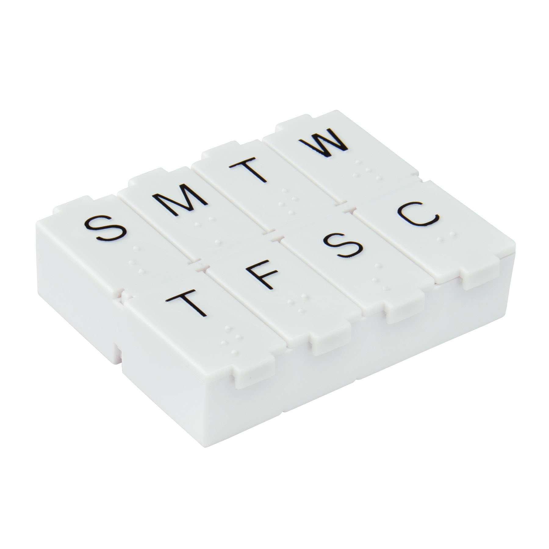 7 Day Pillbox w/Metal Pill Splitter 3