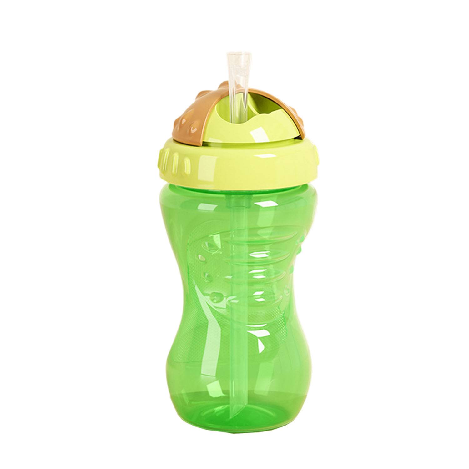 11oz No-Spill Soft Easy Grip Straw Sippy Cup for Toddlers 9