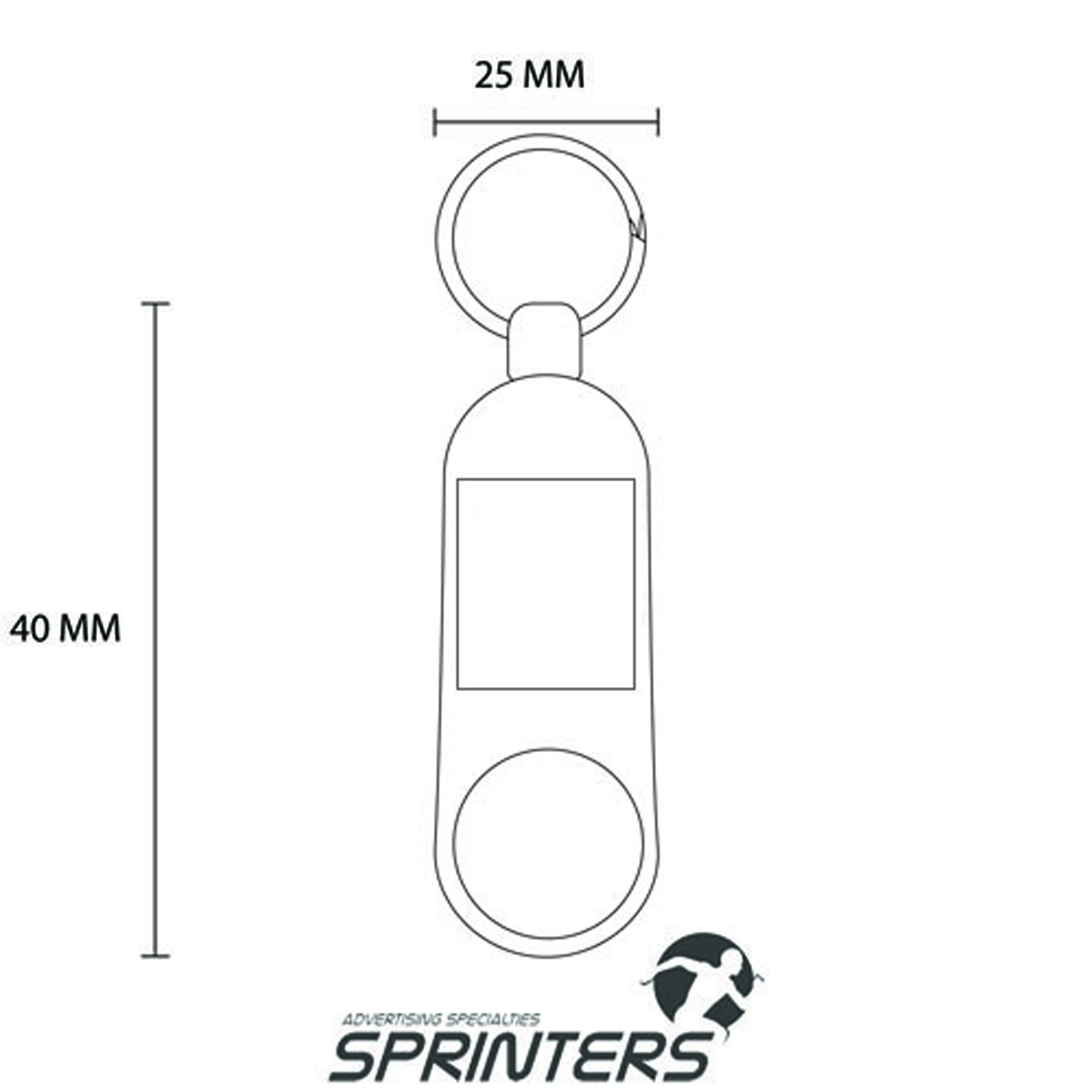 Metal Bottle Opener Compass Keychain 4