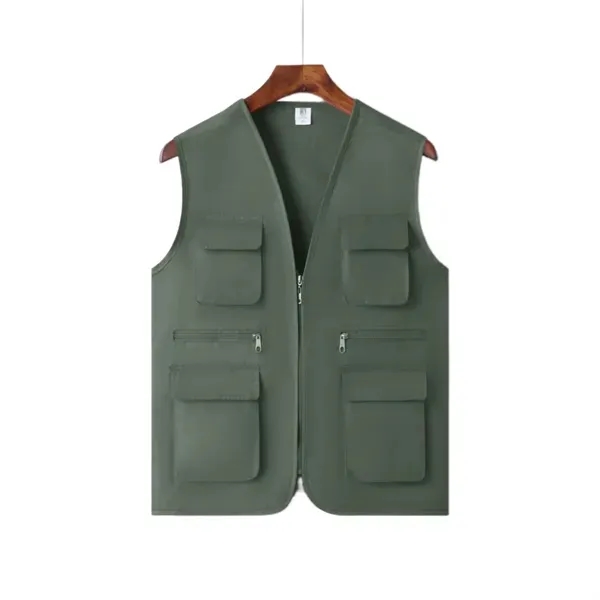 Multi-Pocket Volunteer Vest - Functional Utility Wear 8