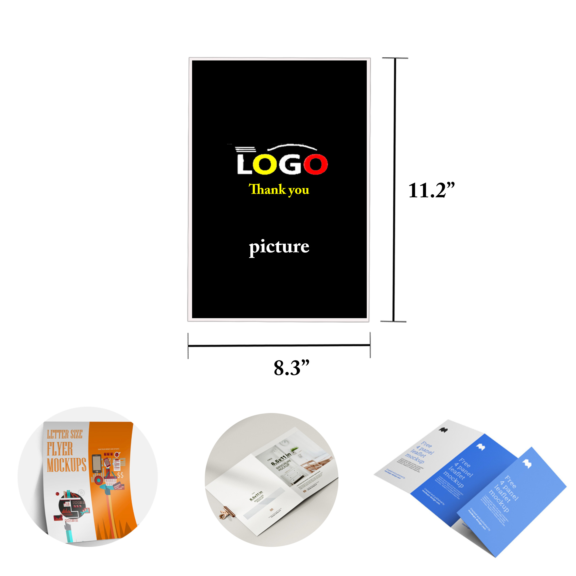 Custom Two-Sided Posters Flyers Menus Booklets 2