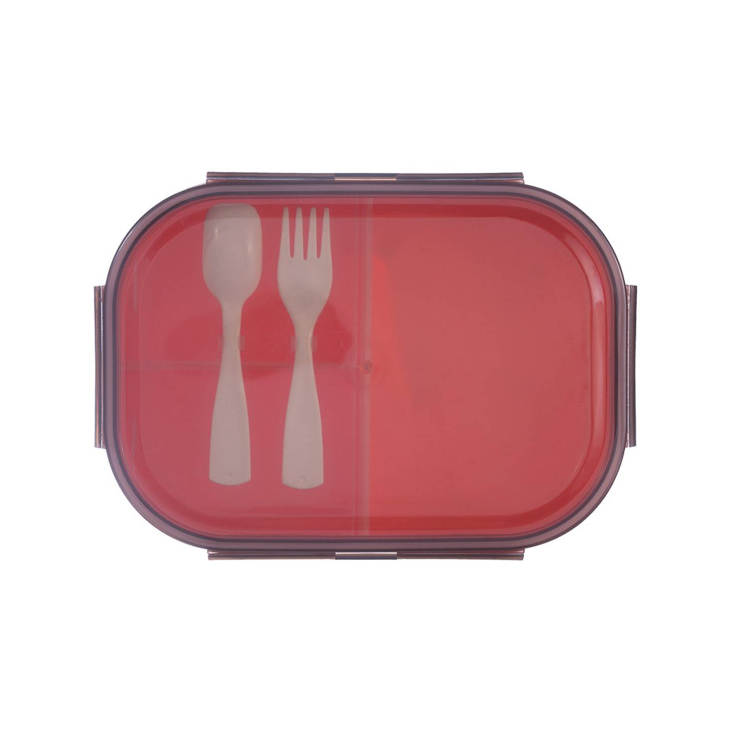 Divided Plastic Lunch Box Kit 2