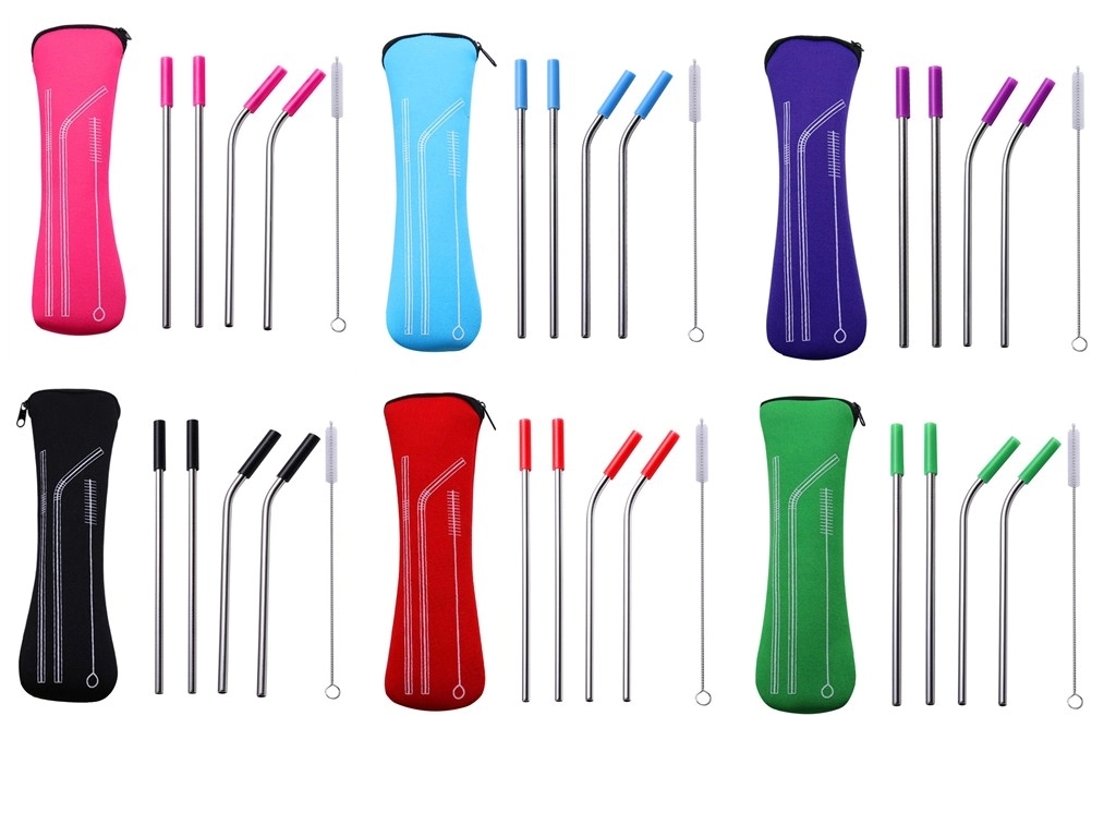 Stainless Steel Straws Cleaning Brush Set 4