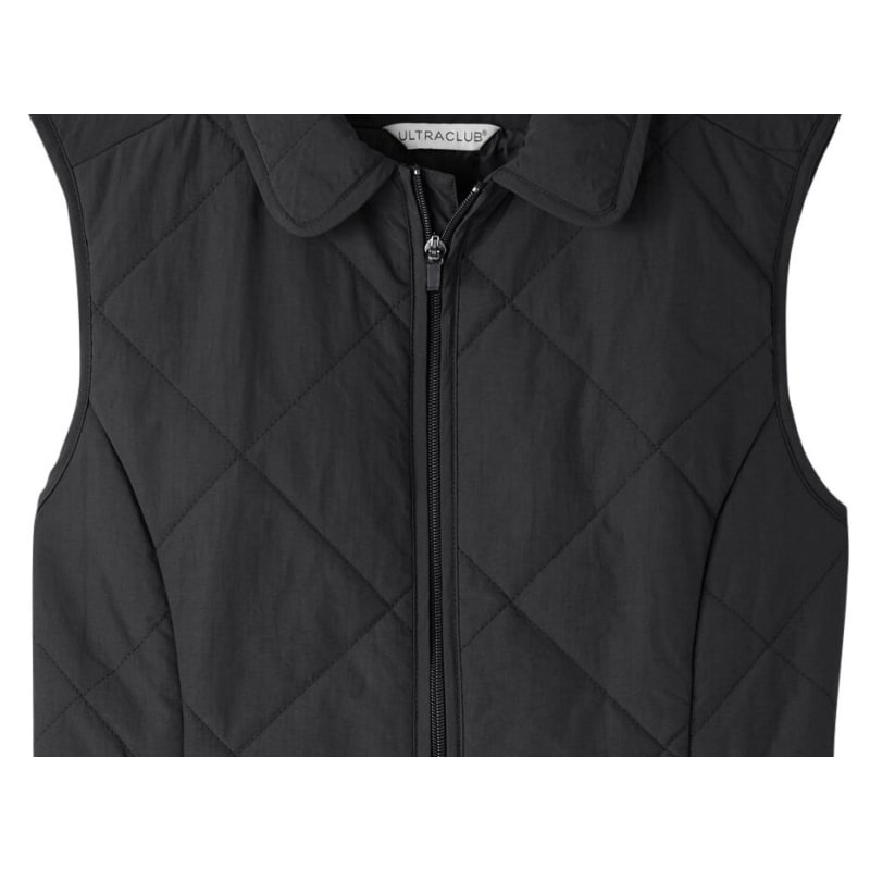 UltraClub Ladies' Dawson Quilted Hacking Vest 4
