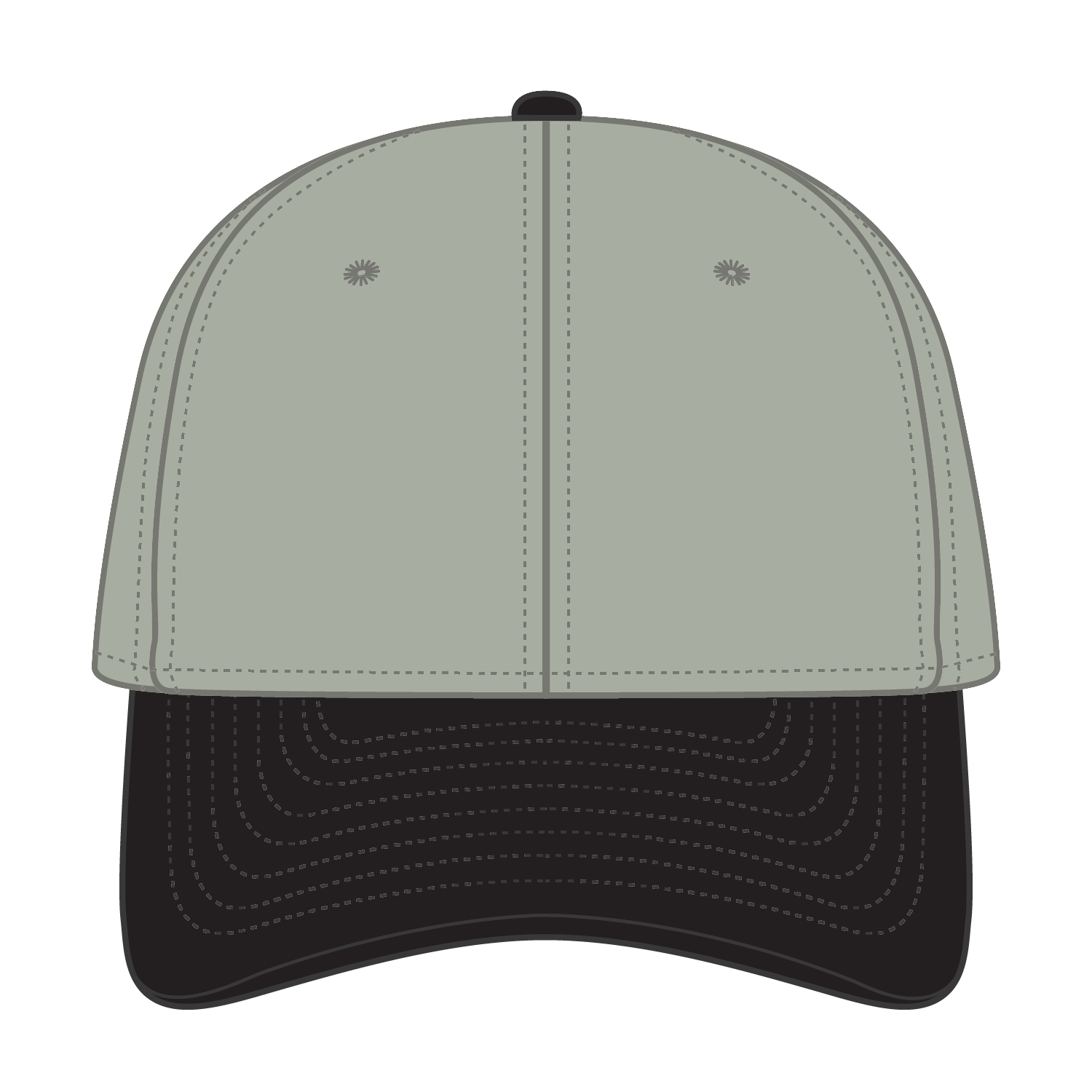 OTTO CAP® OTTO FLEX® Fitted 6 Panel Low Profile Dad Hat 17