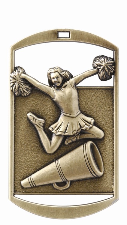 Cheer DT Series Medal, 2" tall 2