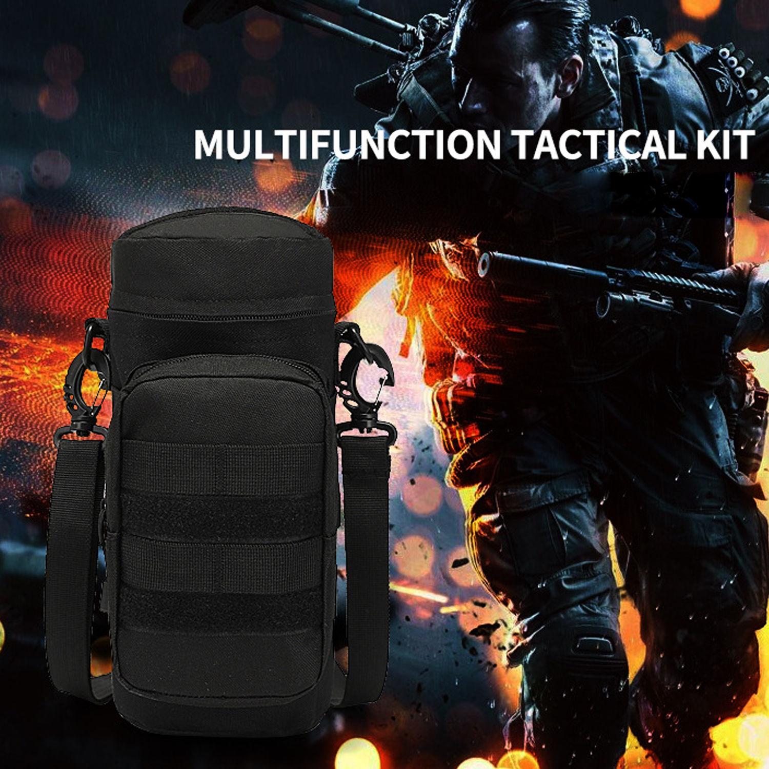WATER BOTTLE CARRIER SHOULDER BAG 5