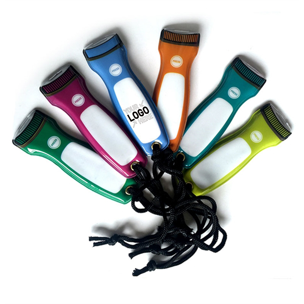 PVC LED Flashlight Key Chain 3