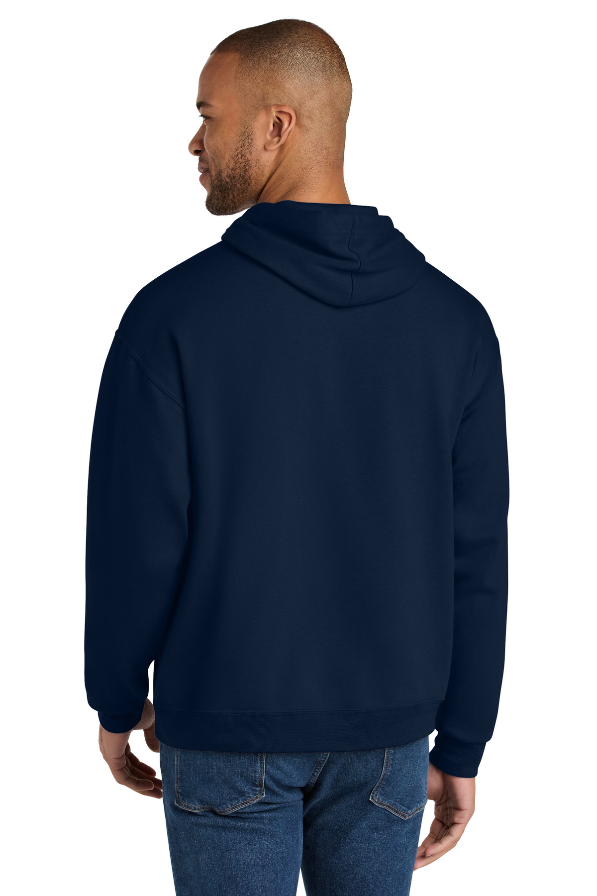 Jerzees Ultimate Unisex CVC Ring Spun Hooded Sweatshirt IC49M 91