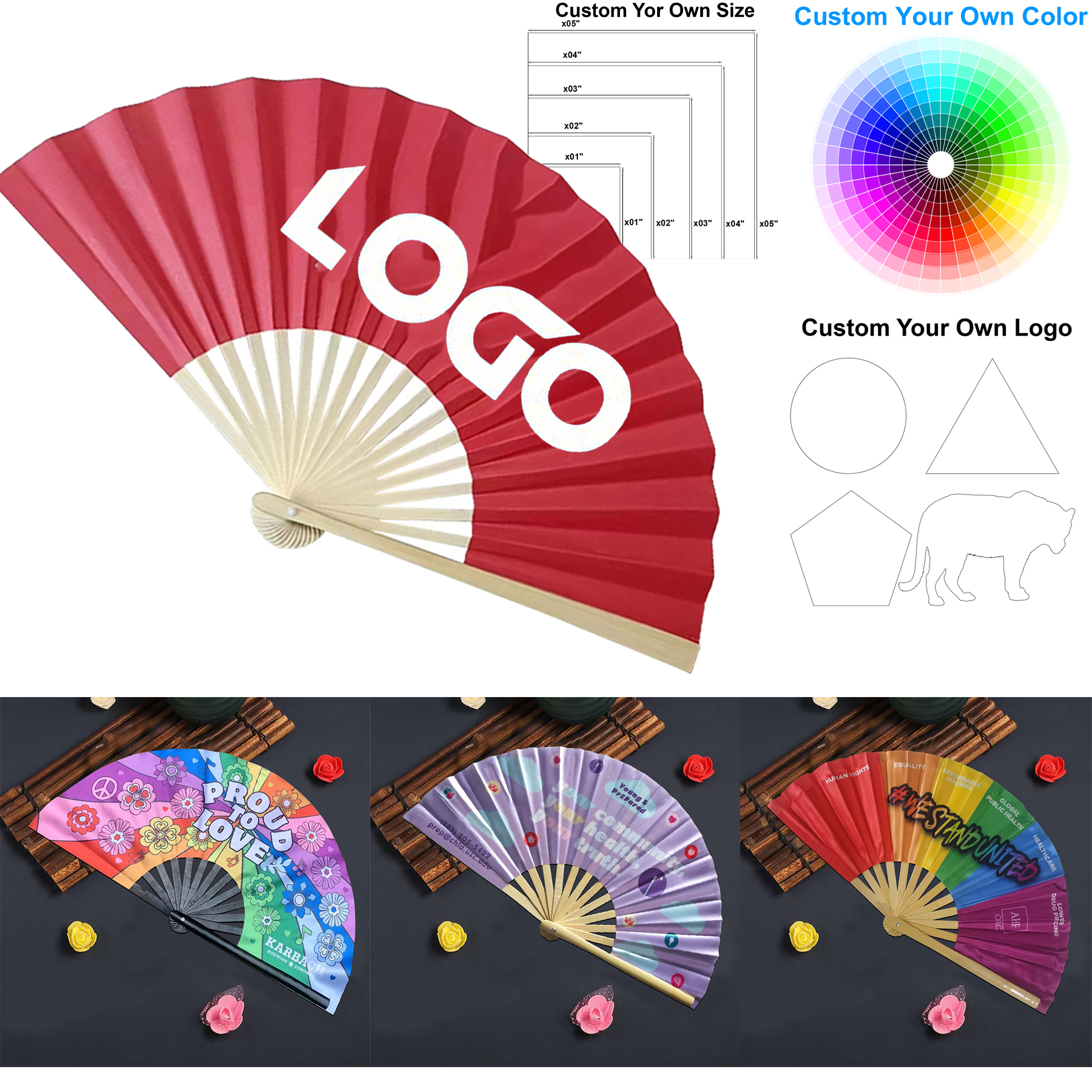 Folding Fan in Hand 2