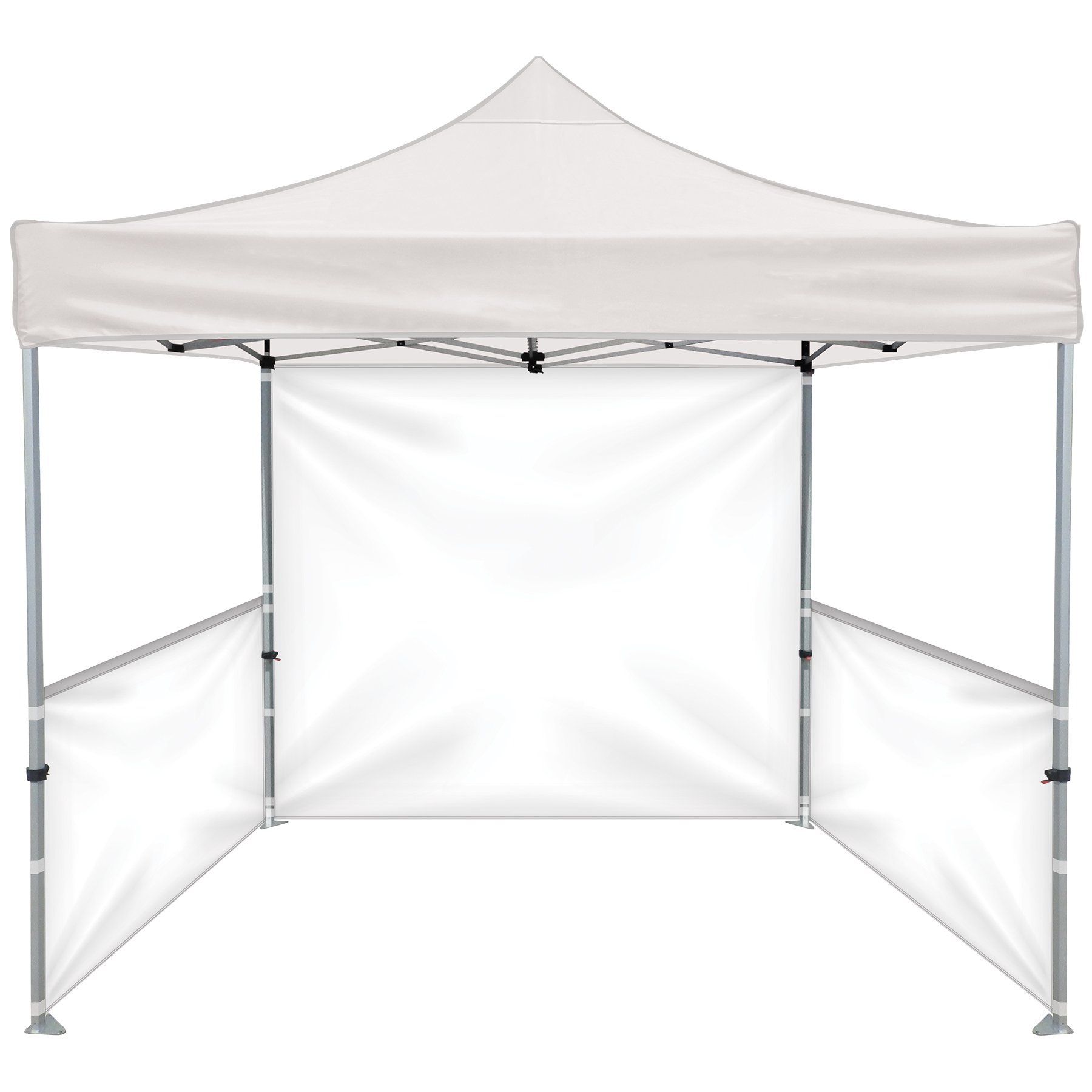 10' Heavy Duty Tent With One Full Wall and Two Half Walls 7