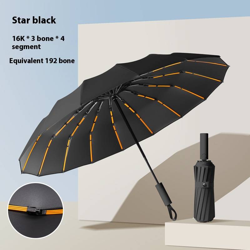 192 Bone Automatic Super Durable And Stable Umbrella 3