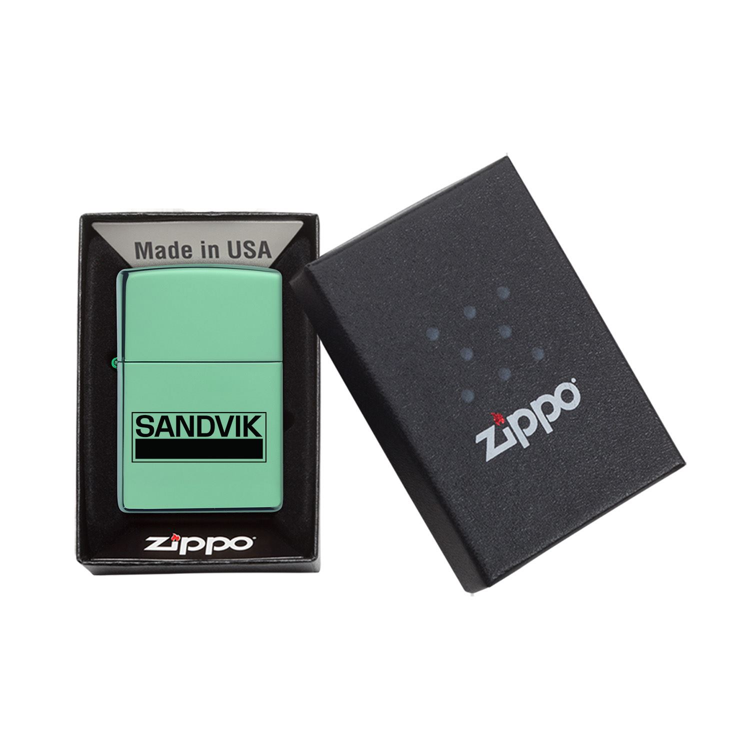 High Polish Green Zippo® Windproof Lighter 3