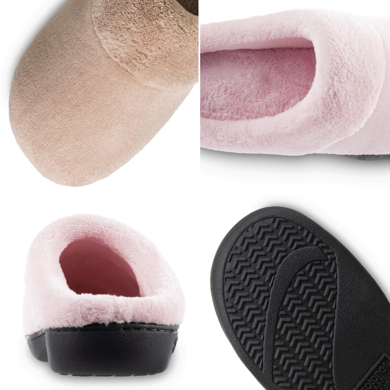 Unisex Non-Slip PVC Sole Plush Winter Slippers 4