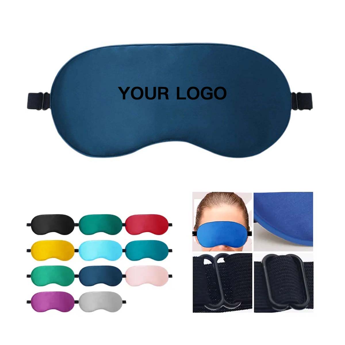 Lightweight Sleep Mask with Adjustable Strap 9