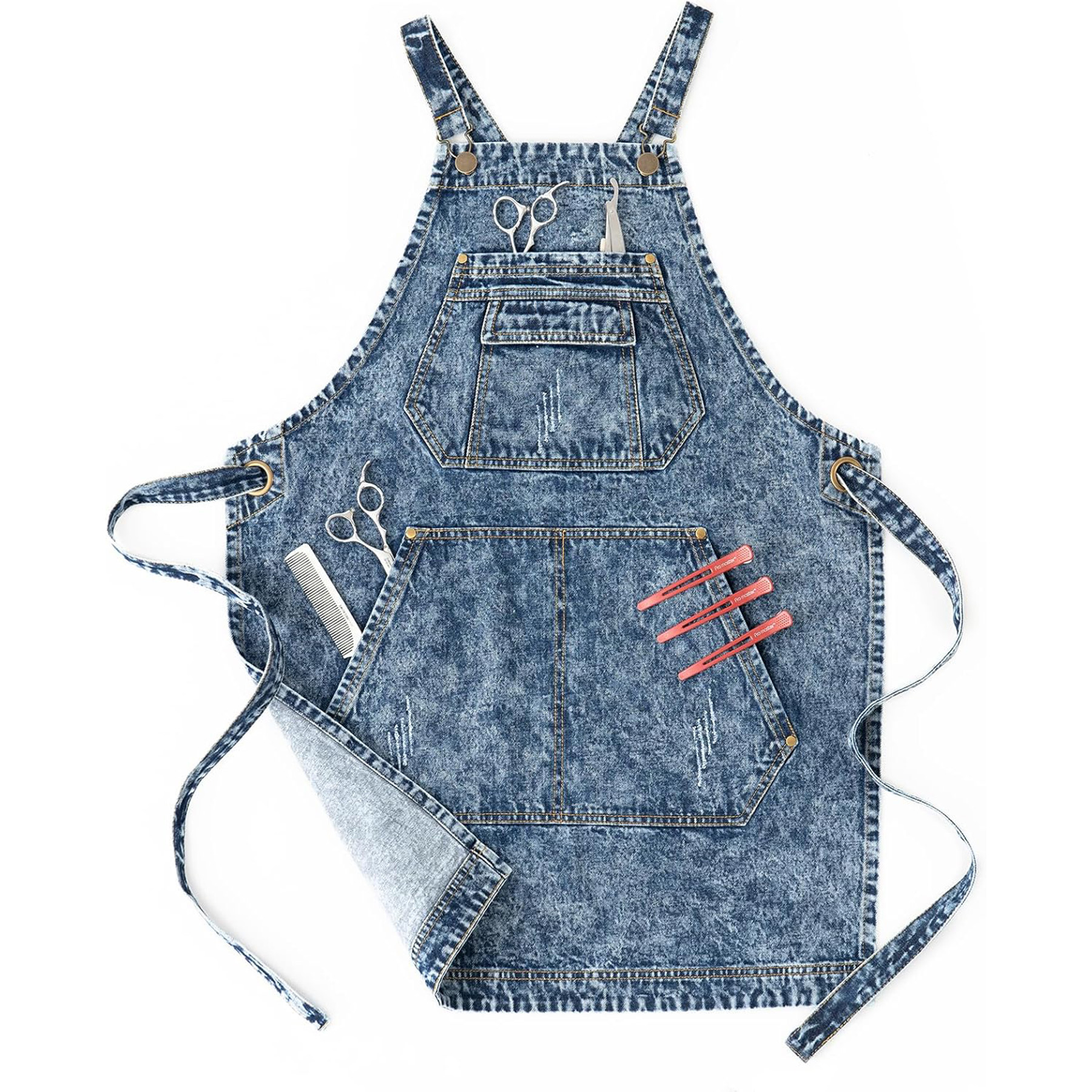 Cotton Denim Artist Working Apron 5