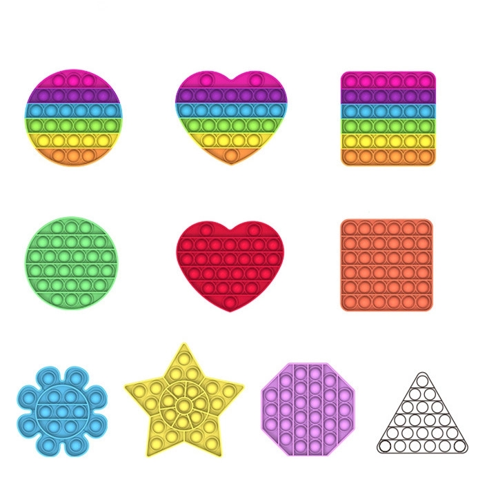 Five-pointed Star Push Pop Toy 1
