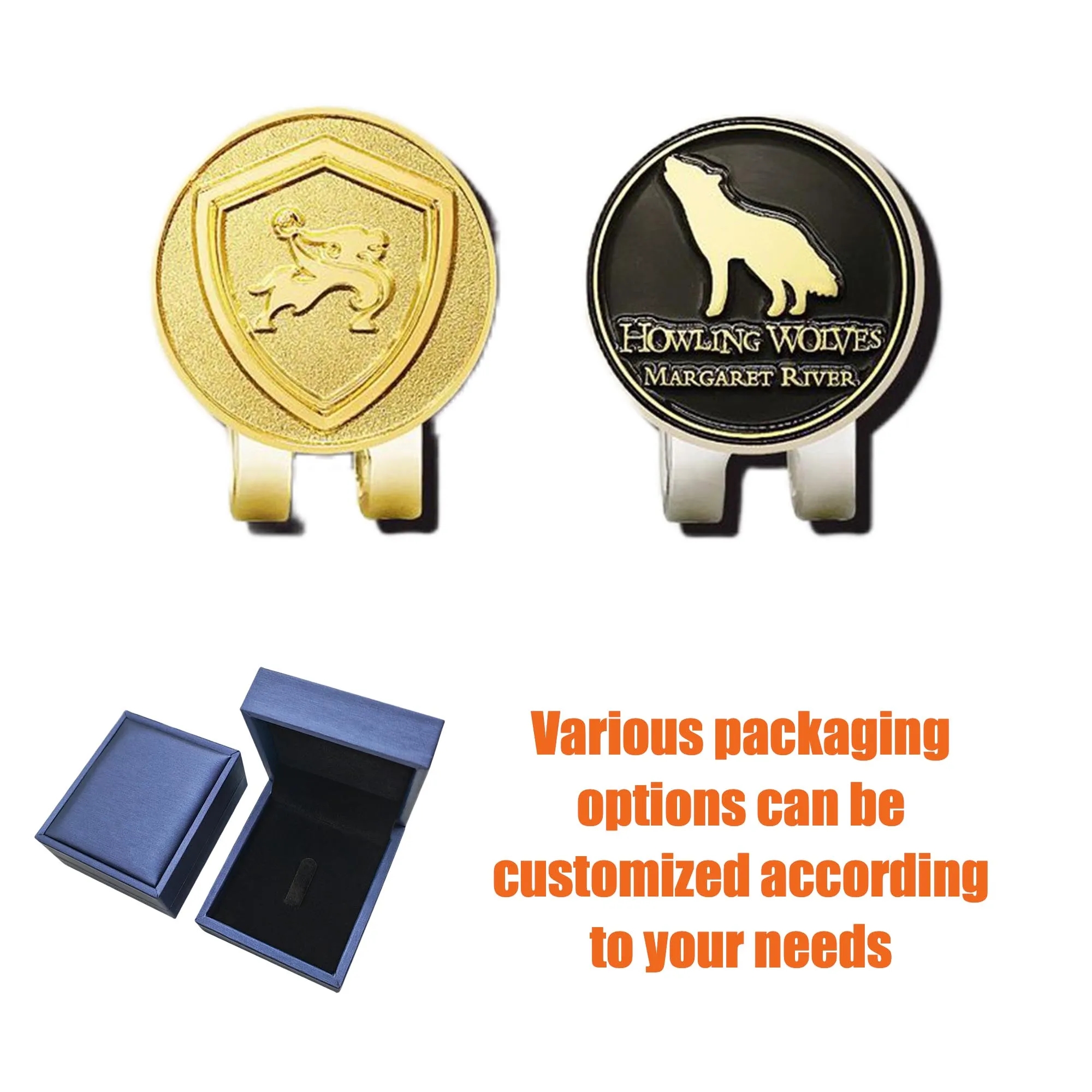 MOQ50 Customize Golf Hat Clip 2
