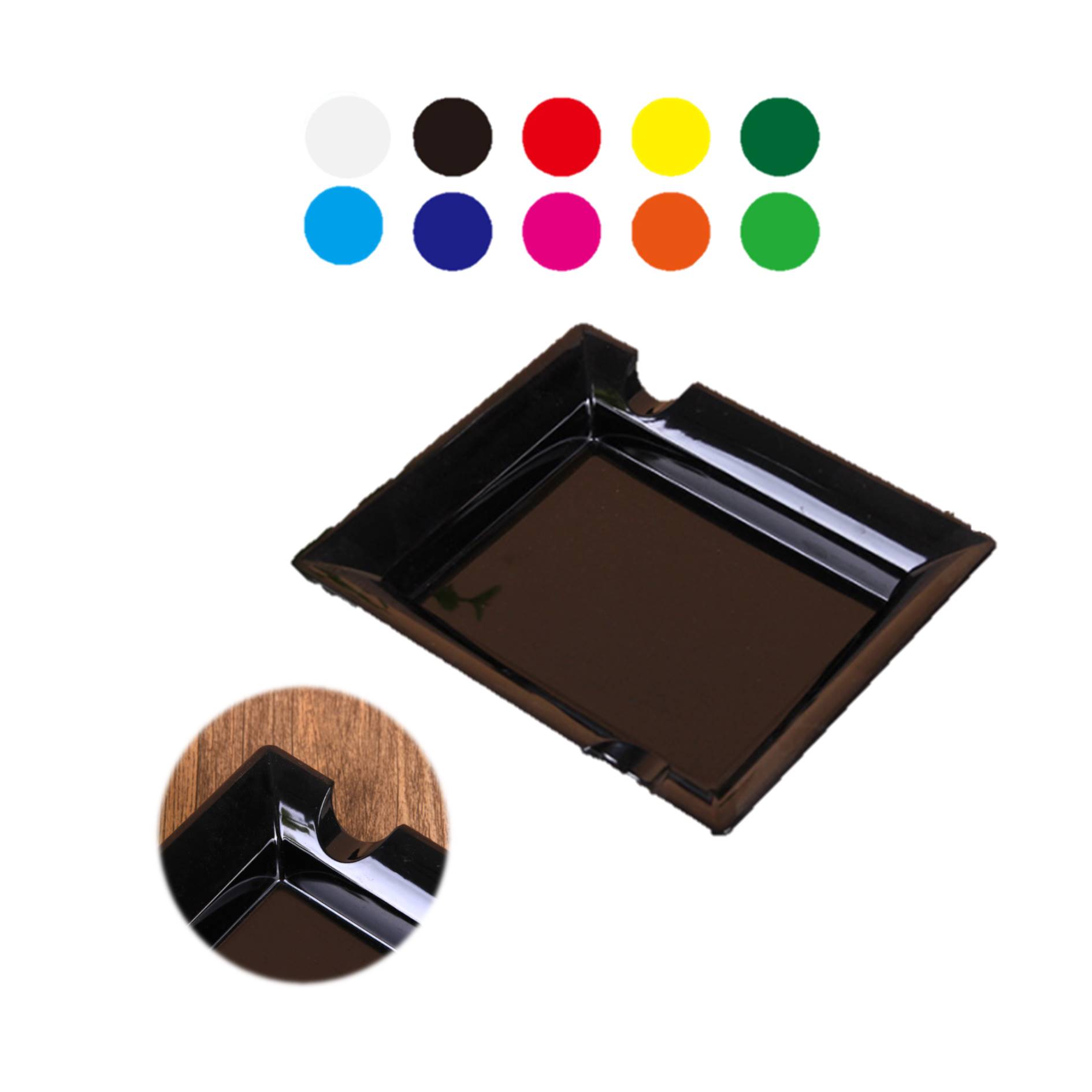 Creative Indoor Melamine Cigar Ashtray 2