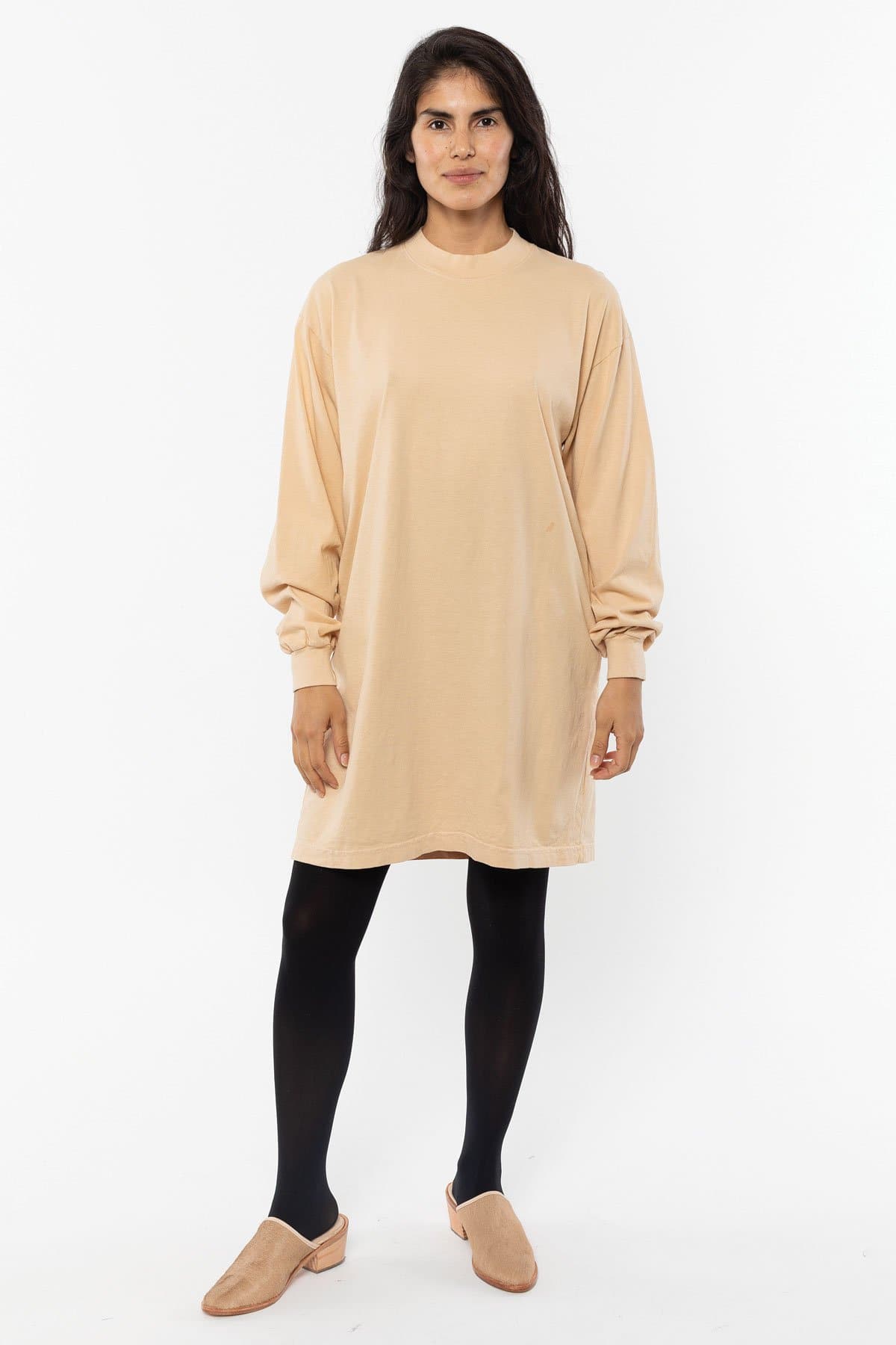18/1 L/S MOCK NECK DRESS 17