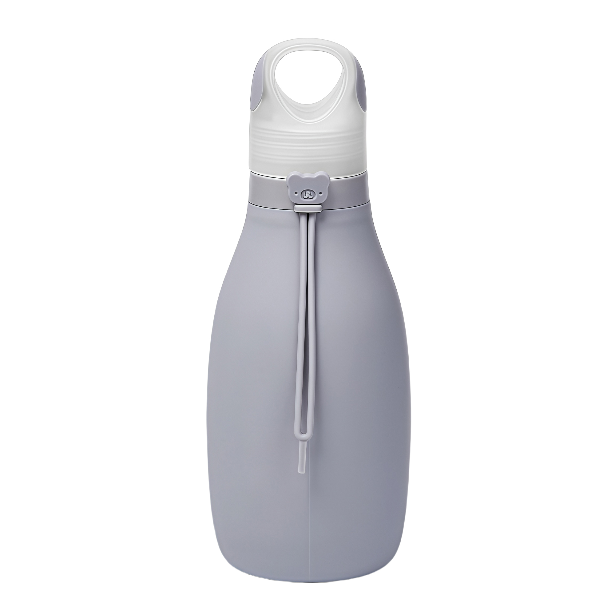 500ml Collapsible Silicone Water Bottle for Outdoor Cycling Sports Ins Style Student with Rope 7