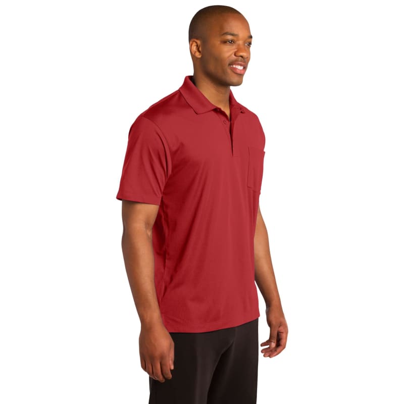 Sport-Tek Micropique Sport-Wick Pocket Polo. 20