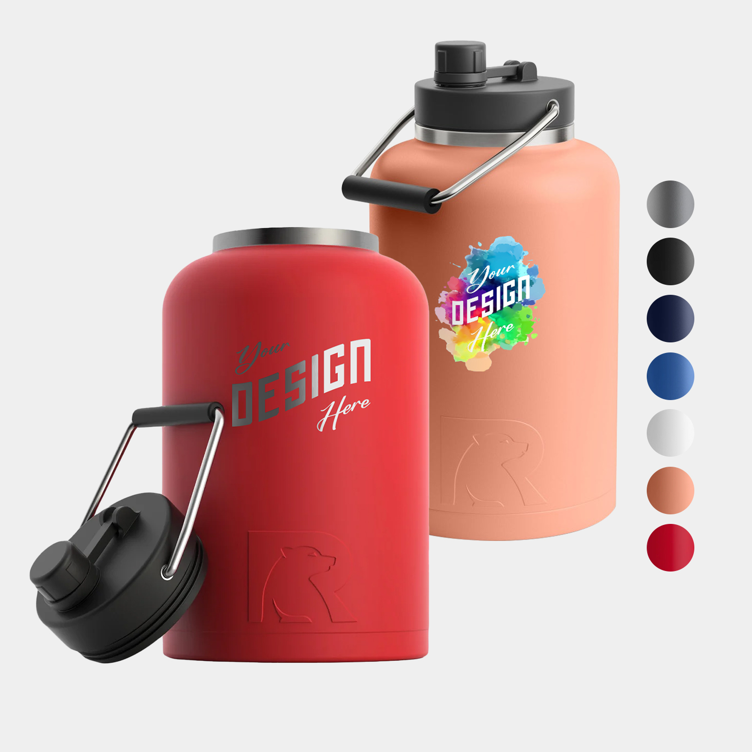 128 oz RTIC® Stainless Steel Vacuum Insulated Water Jug 1