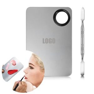 Stainless Steel Makeup Palette With Spatula Tool 8