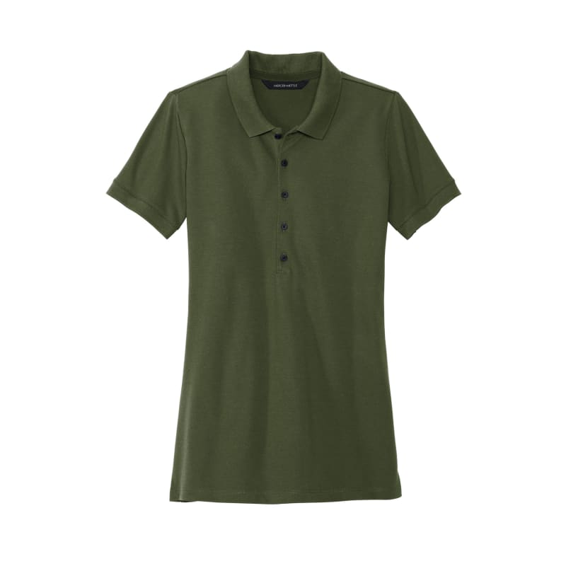 Mercer+Mettle Women's Stretch Heavyweight Pique Polo 13