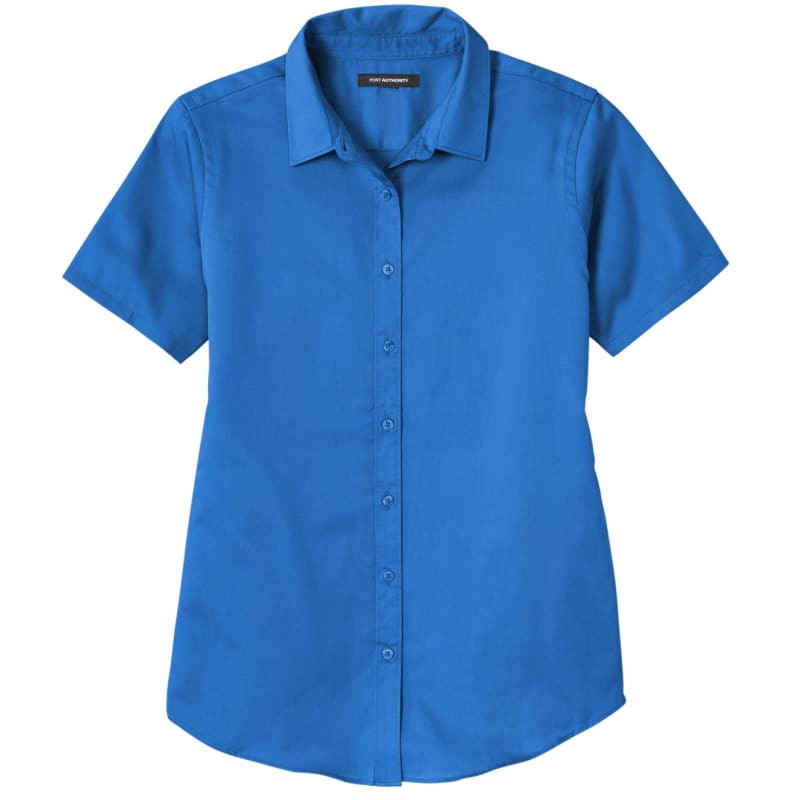Port Authority Ladies Short Sleeve SuperPro React Twill Shirt. 108