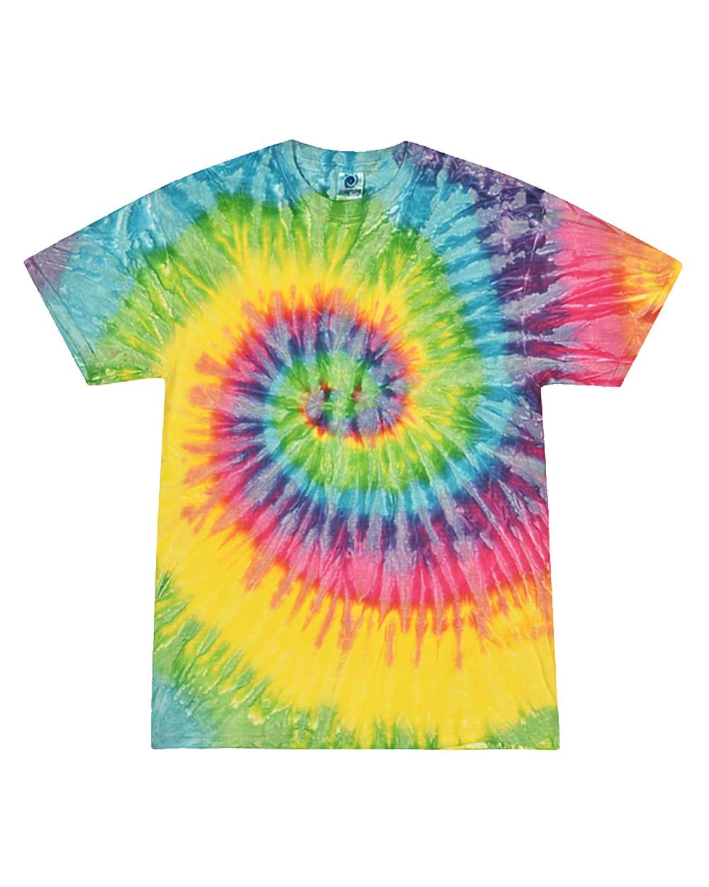 Unisex Multi-Color Tie-Dyed T-Shirt - 1000 30