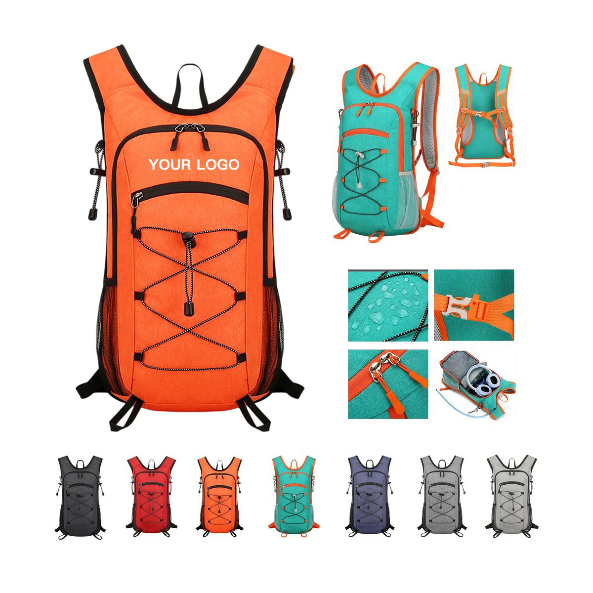 Breathable Oxford Bag with Adjustable Straps 9