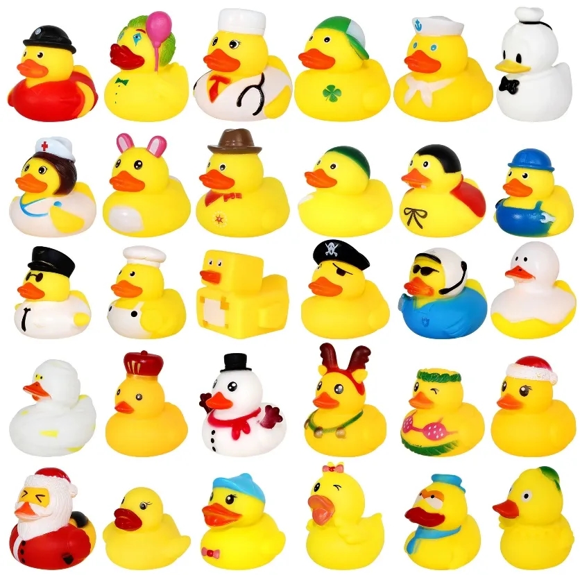 Promotional Rubber Duckies Bulk for Baby Bath and Pool Party Supplies 1