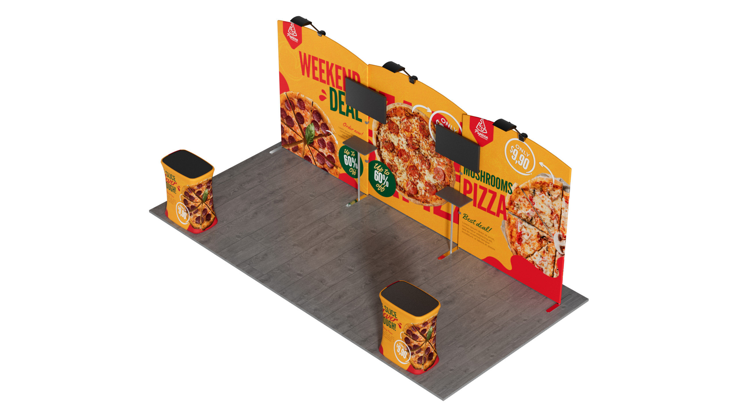 10'x20' Tradeshow Booth Kit - P Kit 5