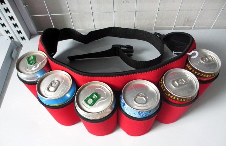 Outdoor Camping Neoprene Cans Cover Waist Pack Bag 2