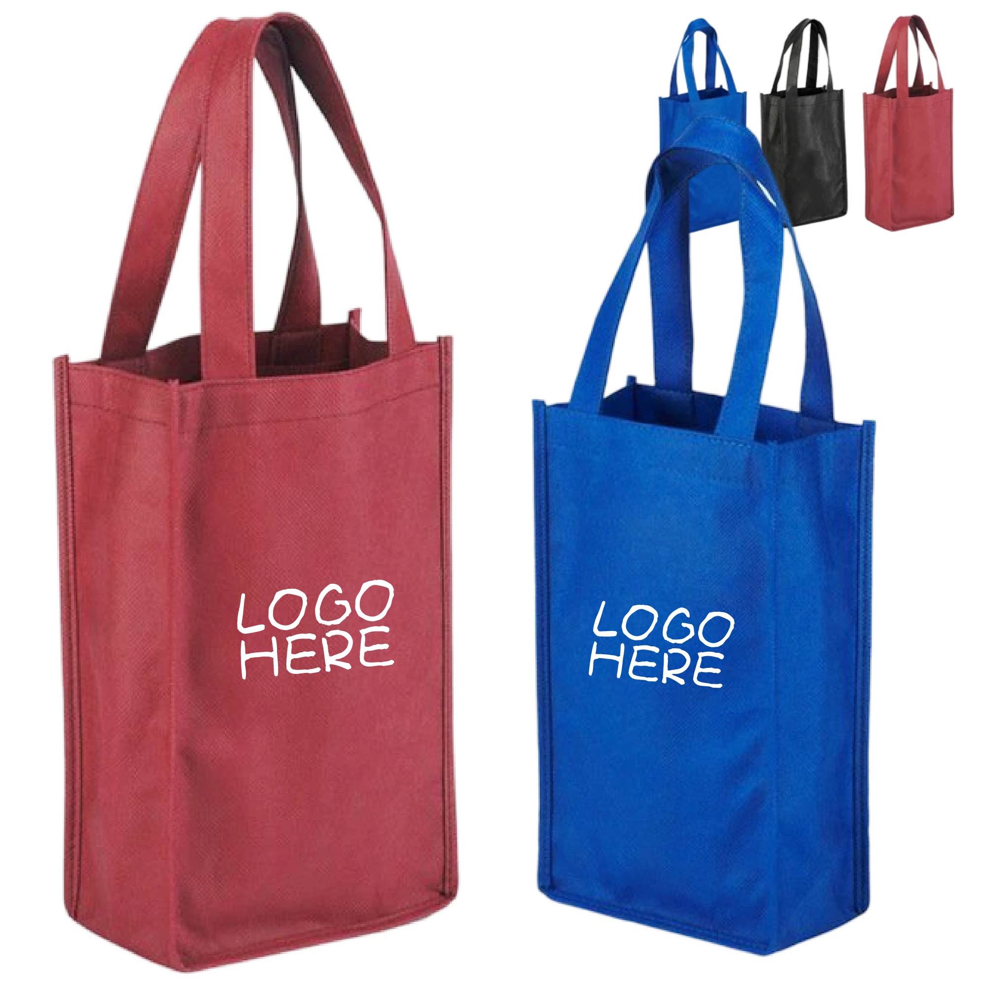 2 Bottle Wine Tote Bag 2