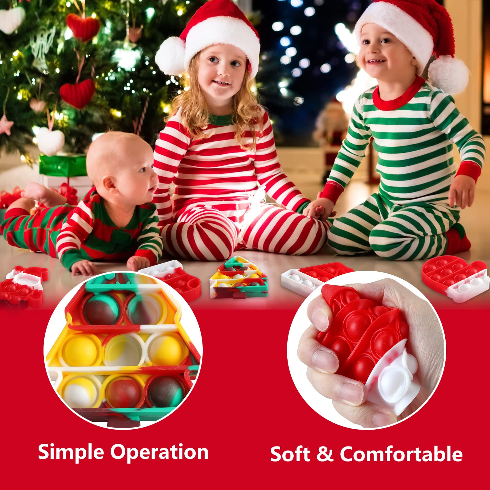 Mini Christmas Pop Keychain 5