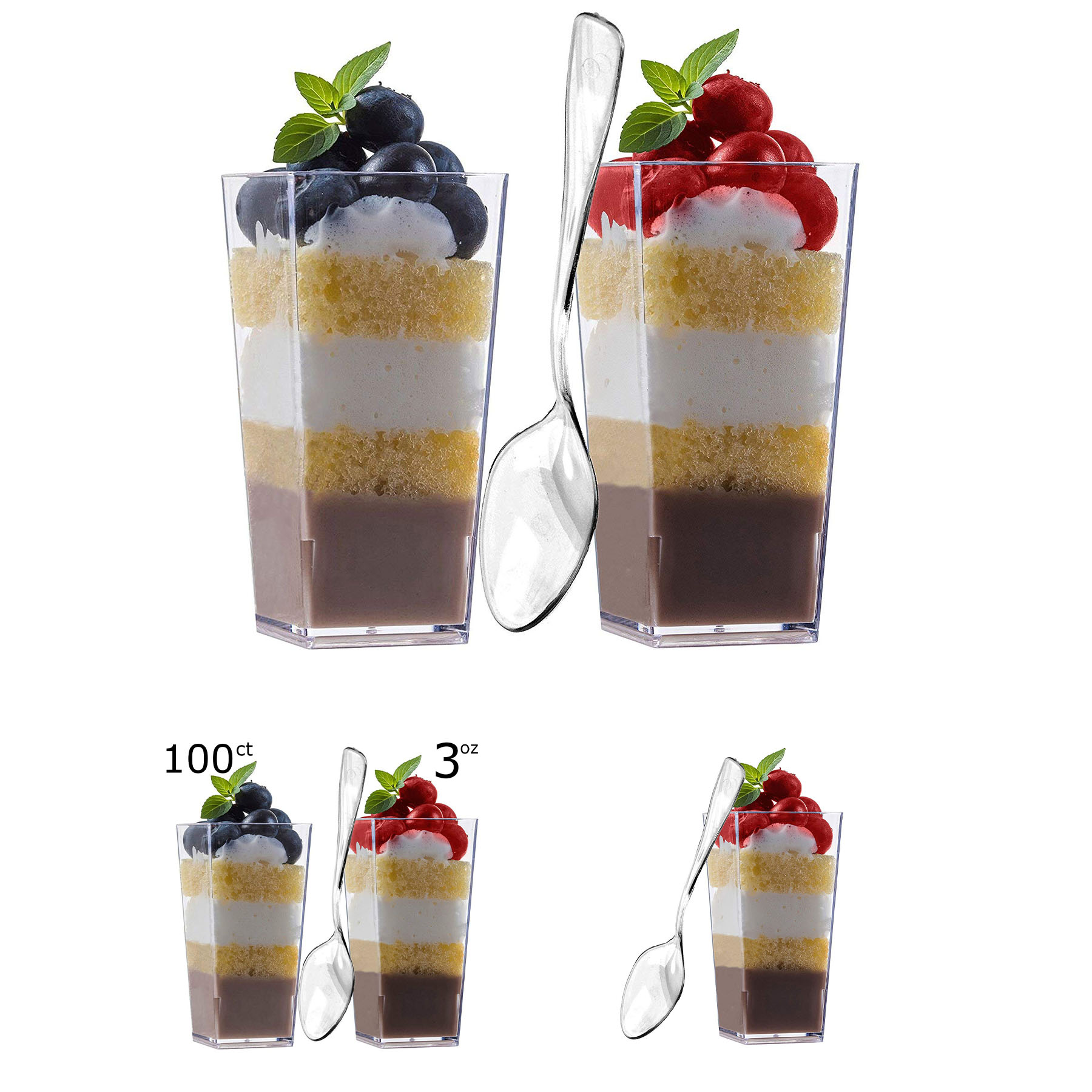 3oz Mini Dessert Cups 2